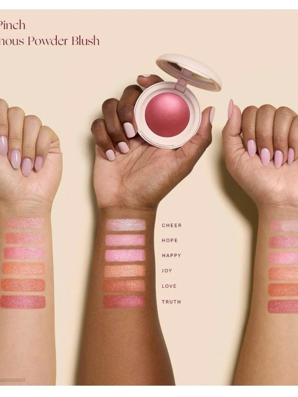 Rare Beauty HOPE Creamy Pink Cheek Balm Blush - Hydrating Pink Cheek Color